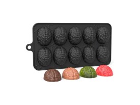 Molde silicona 10 cerebros